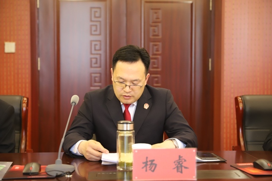 周口中院副院长刘明杰到商水法院召开教育整顿座谈会